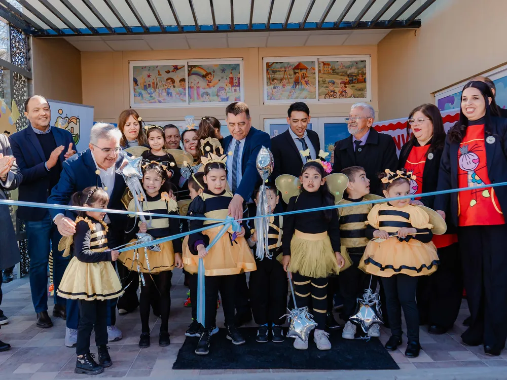 Inauguraron Punto Digital y el nuevo edificio del Jardín Eva Perón en Pomán (1)