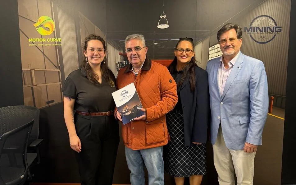 Raúl se reunió con empresa australiana especializada en capacitación minera